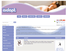 Tablet Screenshot of aidapt.co.uk